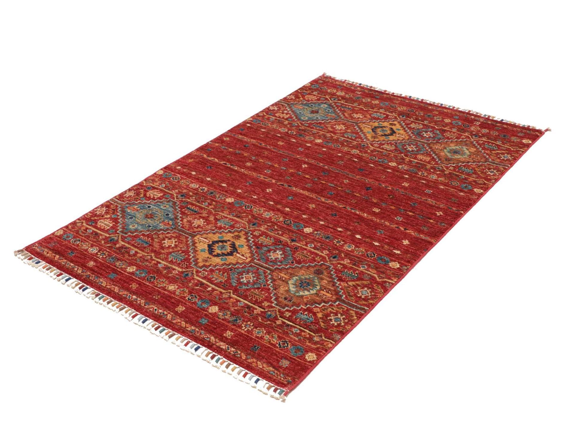 Orientteppich Samarkand 102 x 145 cm, Schurwolle, handgeknüpft