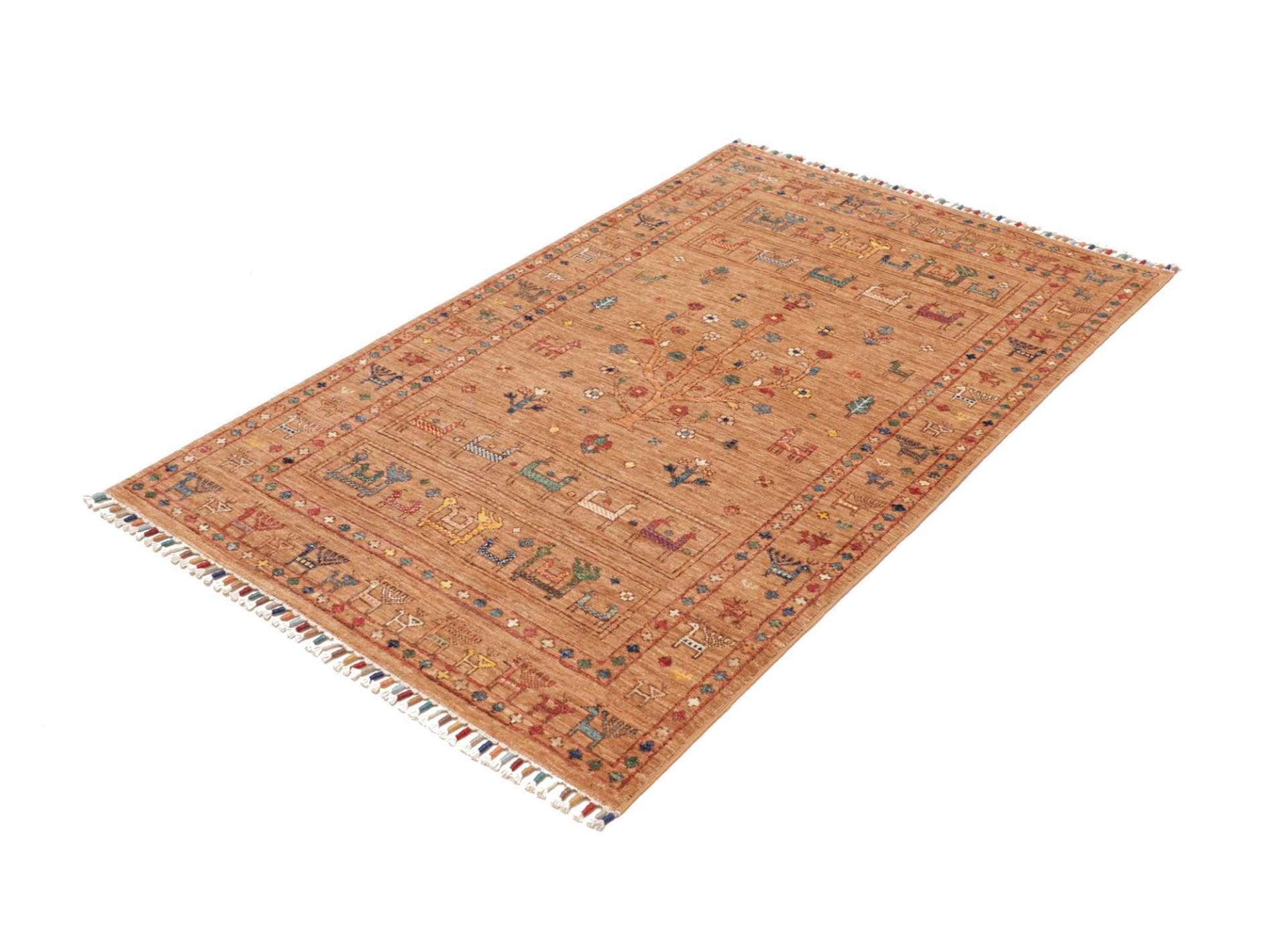 Samarkand Orientteppich 102 x 152 cm, handgeknüpft, Wolle