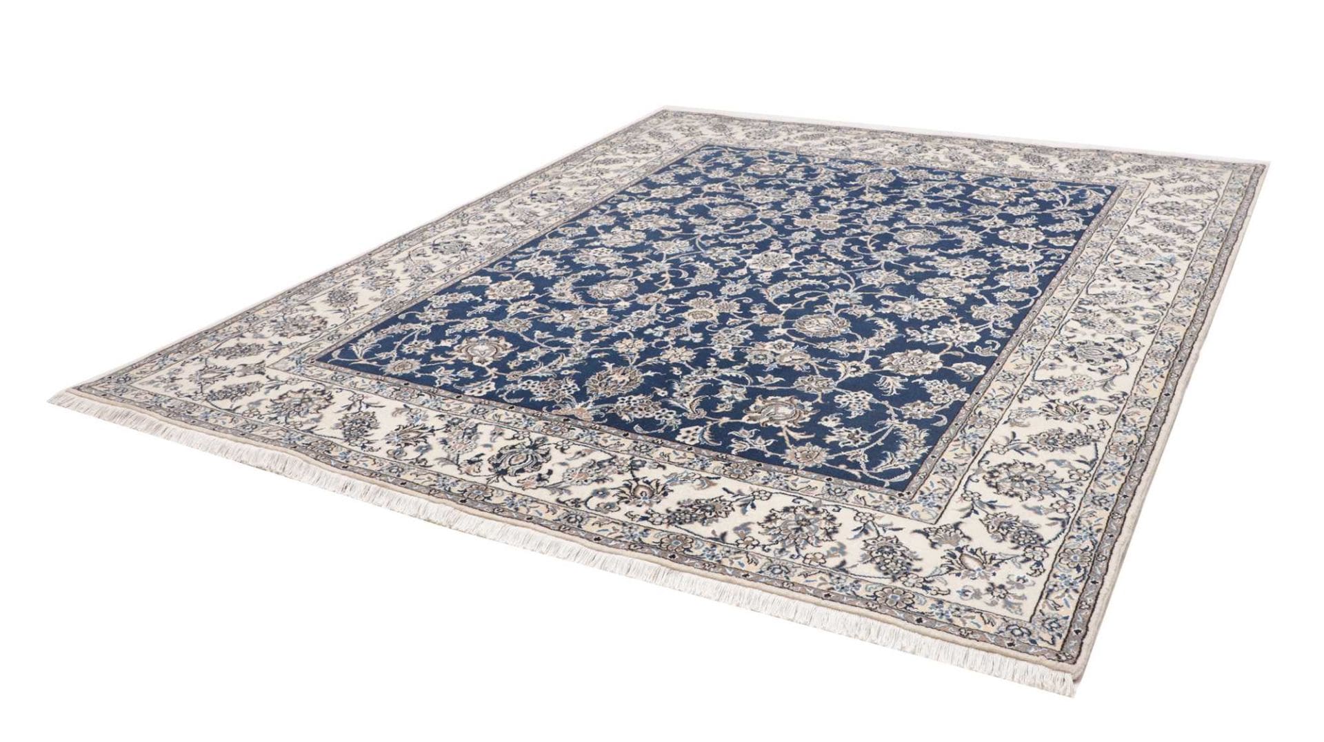 Nain Teppich 251 x 294 cm – handgeknüpft, Schurwolle, florales Muster
