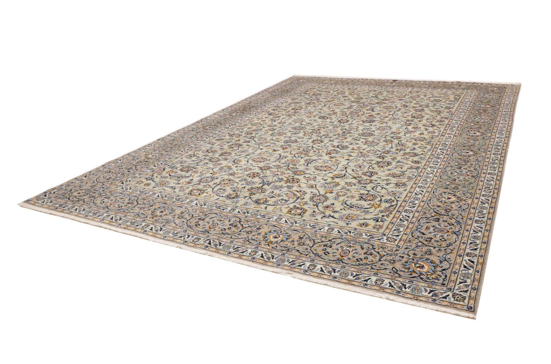 Kashan Teppich 305 x 397cm - Handgeknüpft, Perserteppich