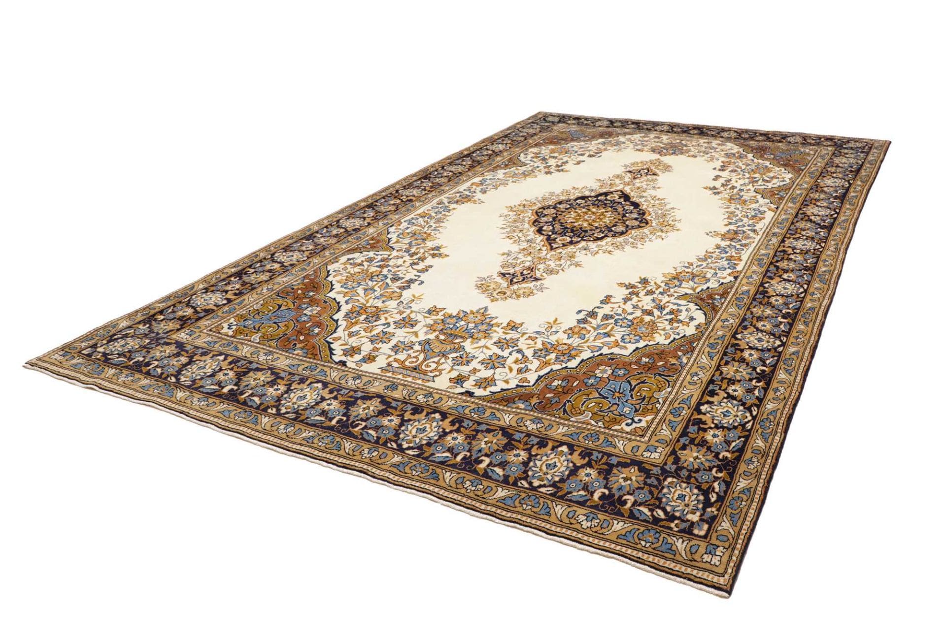 Shiraz Teppich 248 x 393 cm – Wolle, geometrische Muster, handgeknüpft