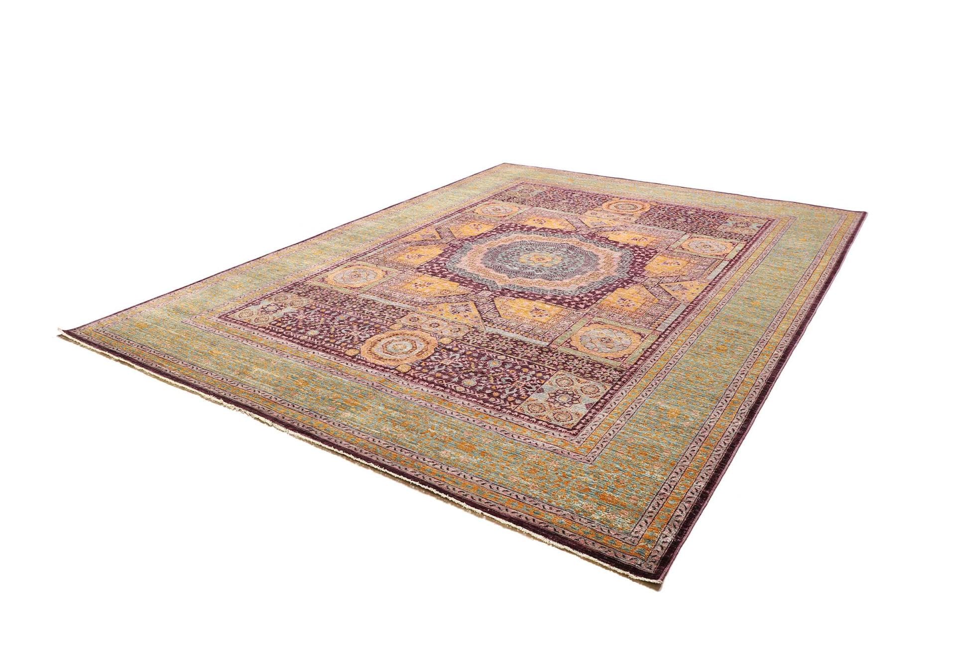 Mamluk Orientteppich 280 x 350 cm aus Schurwolle, handgeknüpft