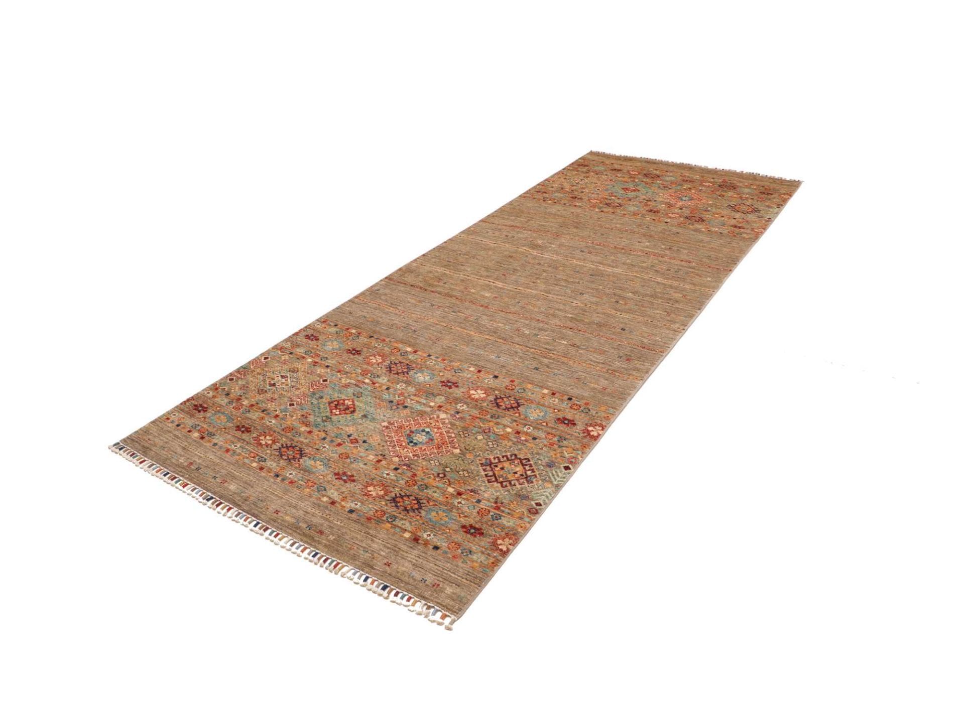 Orientteppich Samarkand 122 x 295cm, handgeknüpft, Schurwolle