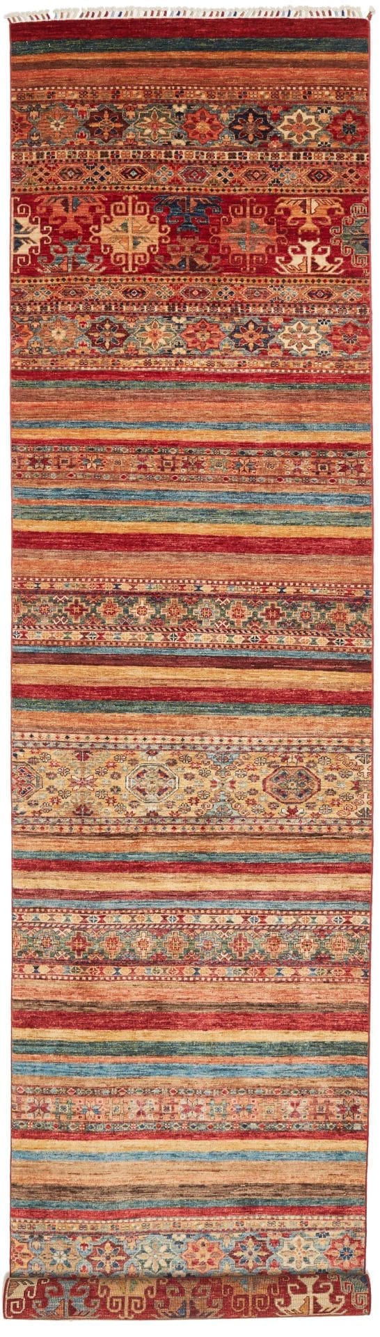 Orientteppich Samarkand 111 x 470cm, handgeknüpft, Schurwolle