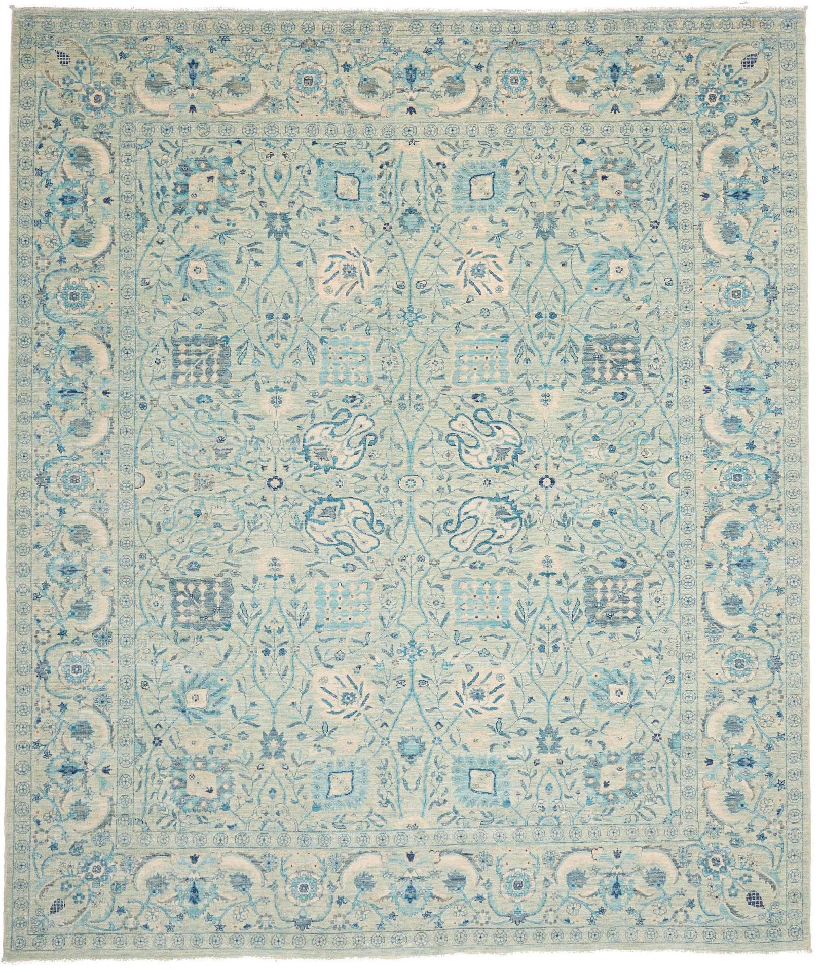 Orientteppich Samarkand 250 x 293 cm, handgeknüpft, Schurwolle