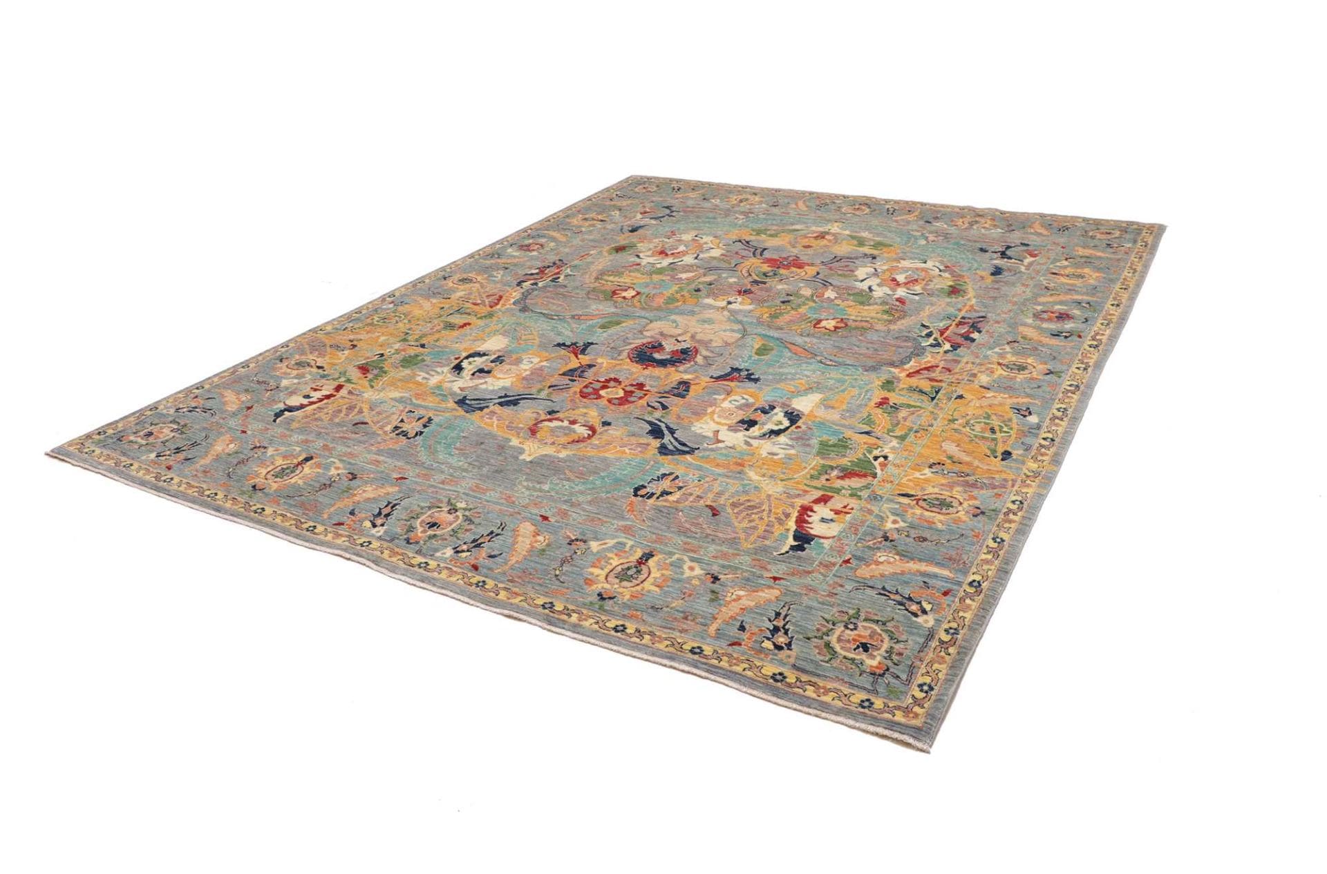 Orientteppich Samarkand 250 x 309cm, handgeknüpft aus Schurwolle