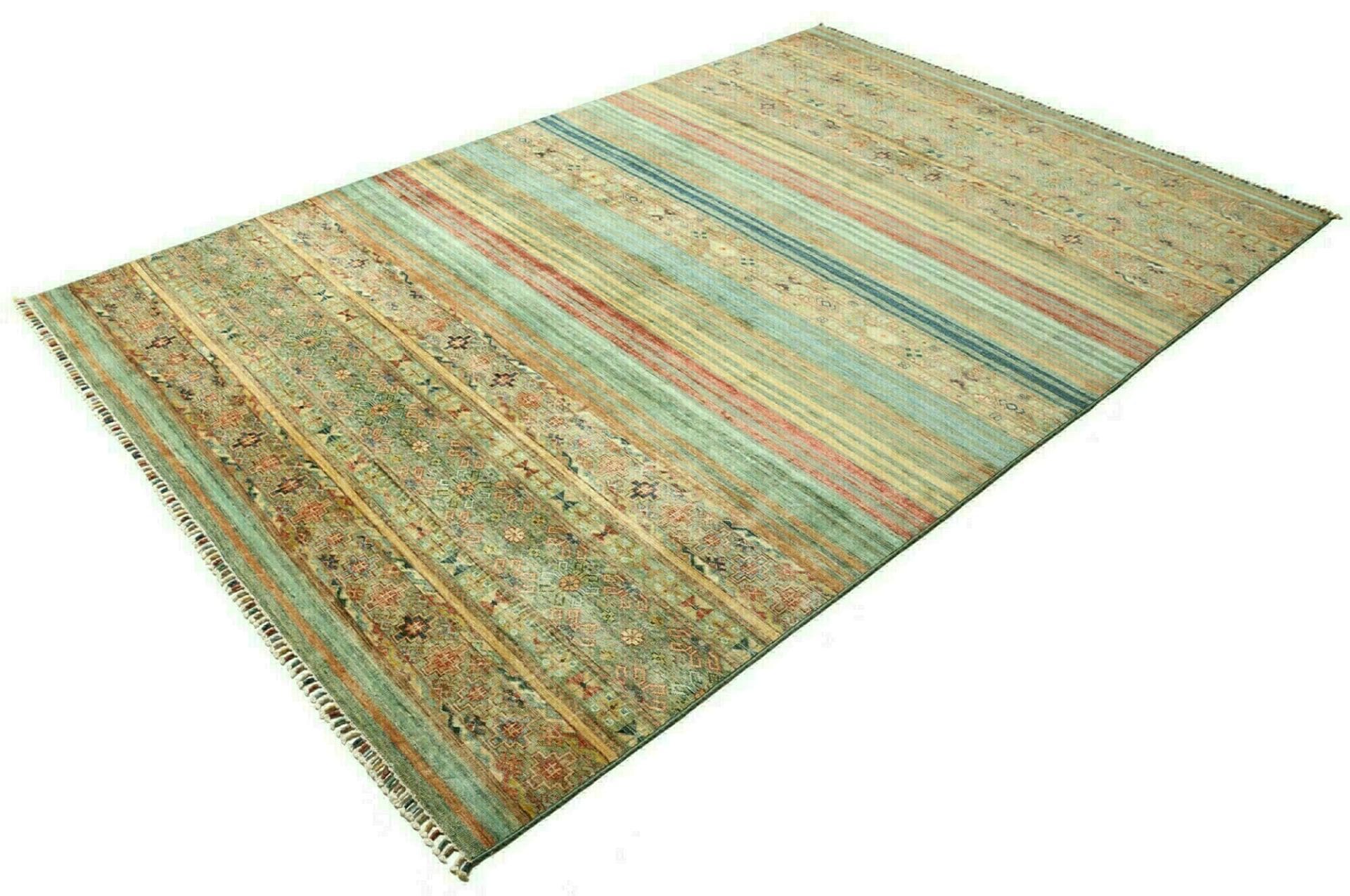 Orientteppich Samarkand 202x293cm, handgeknüpft aus Schurwolle