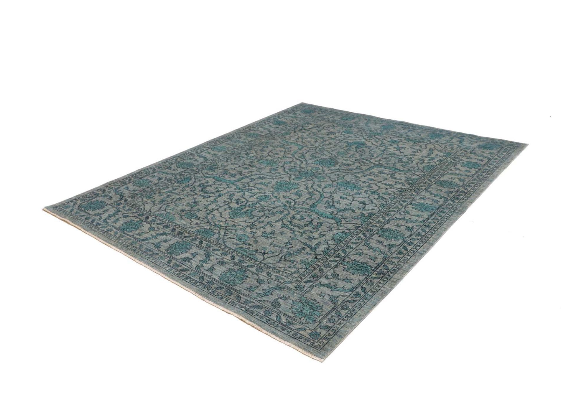 Ziegler Teppich 205 x 248cm aus Schurwolle, handgeknüpft, Orientteppich