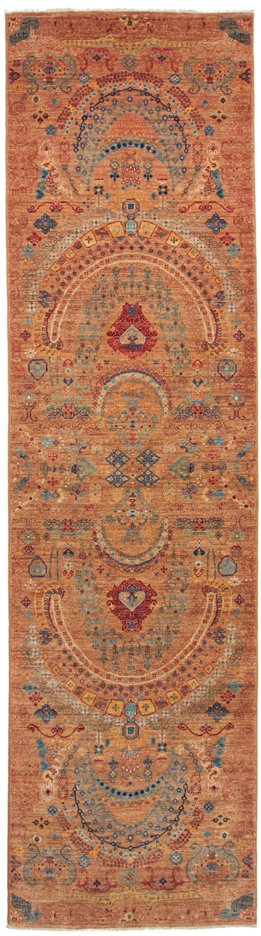 Orientteppich Samarkand 82 x 305 cm – Handgeknüpft aus Wolle