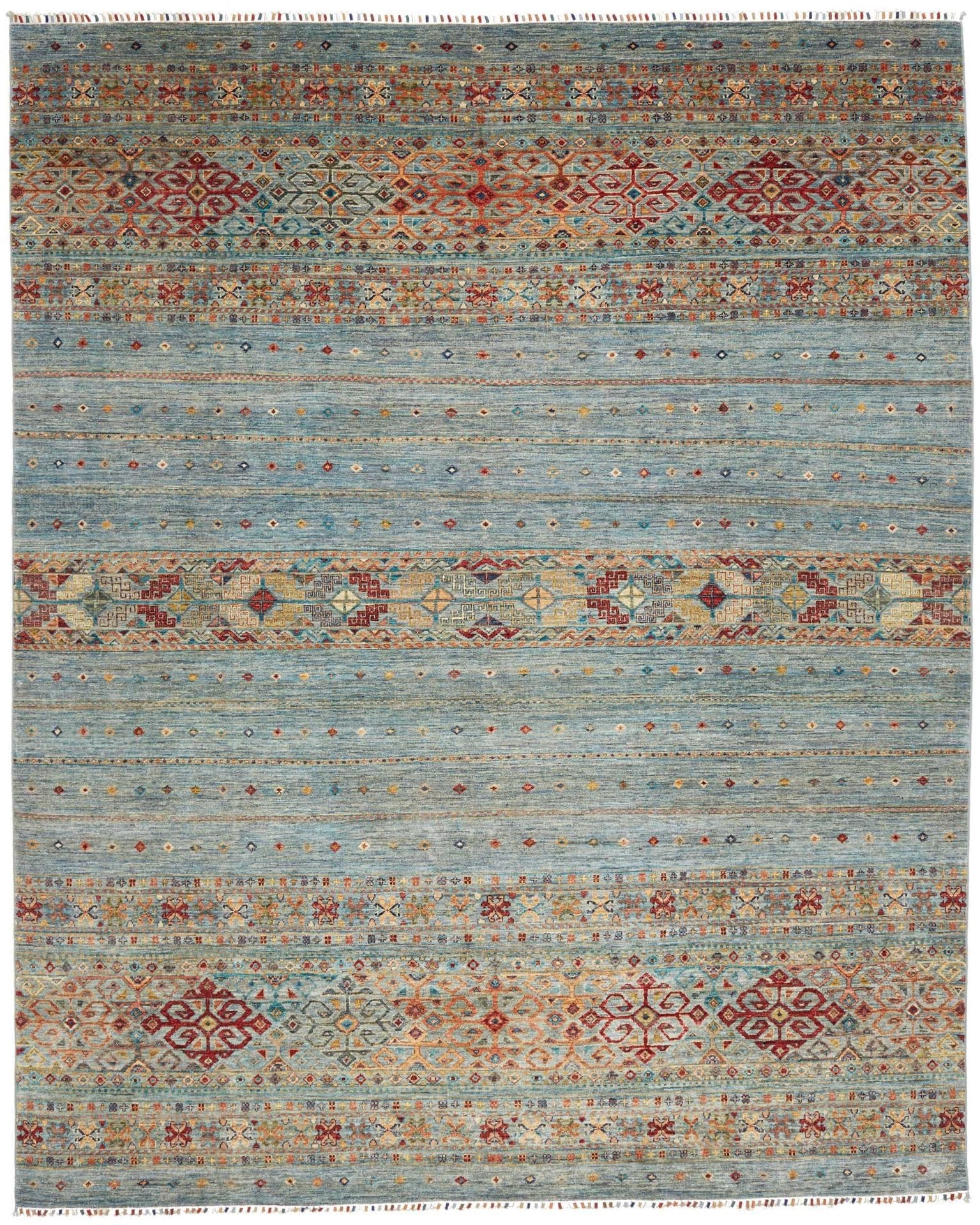 Orientteppich Samarkand 251 x 310cm - Handgeknüpft, Wolle, bunt