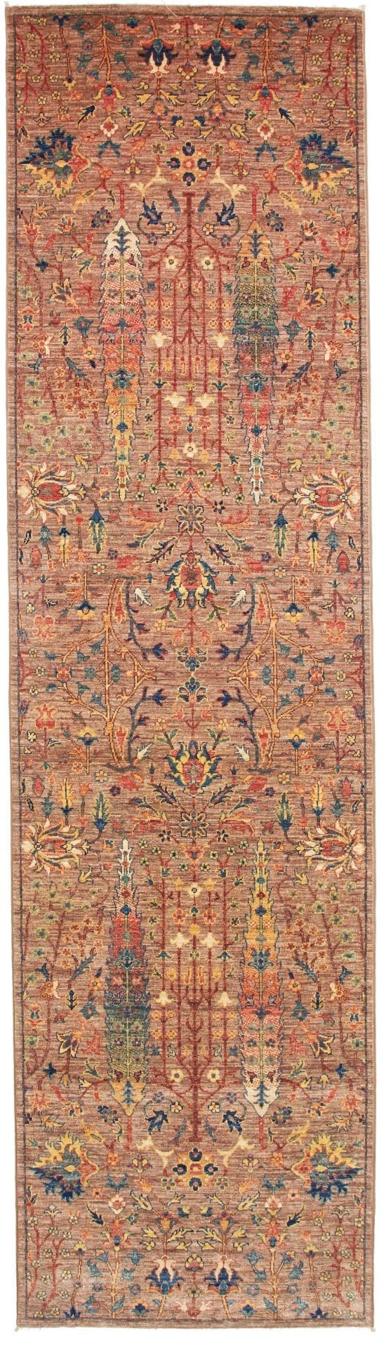 Orientteppich Samarkand 82 x 301 cm, Schurwolle, handgeknüpft
