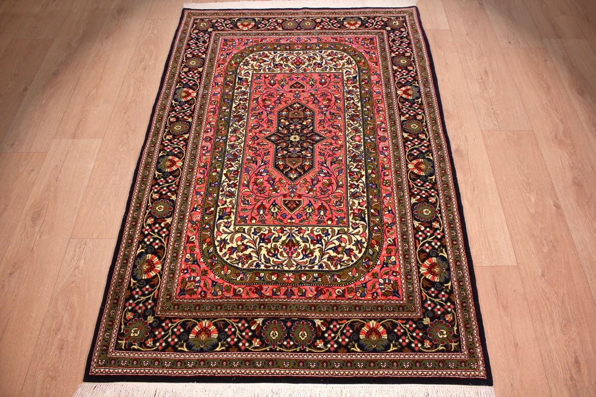 Perser Teppich Ghom 172x110 cm, reine Schurwolle, handgeknüpft
