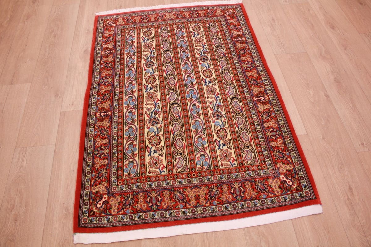 Perser Teppich Ghom 149x101 cm, reiner Schurwolle, handgeknüpft