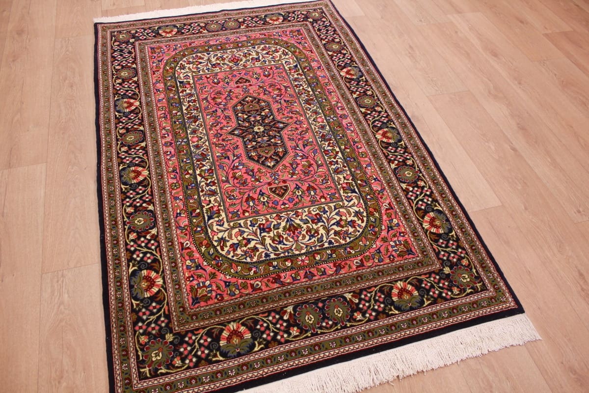 Perser Teppich Ghom 172x110 cm, reine Schurwolle, handgeknüpft