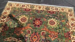7×10 Kerman Teppich, handgeknüpfter Wollteppich aus Ghazni, Afghanistan