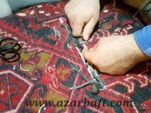 #RugWeaving #Teppich #Handweberei in #Werkstatt #Teppich #Maleki in #Tabriz #Hauptstadt #Handgewebter Teppich