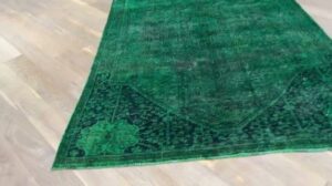 Persische Vintage-Teppiche grün 24609