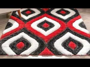 Fetzen alte Kleidung / Alte Sari zu einer baumwollartigen, weichen, kuscheligen Teppich, Fußmatte, Tischdecke machen #diy #fashion