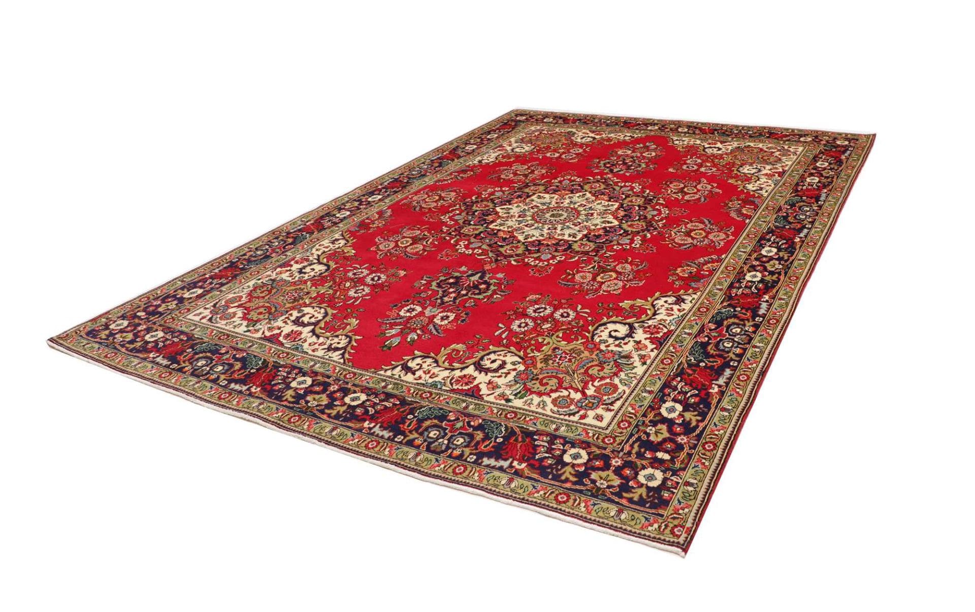 Täbriz Teppich 243 x 348cm, Mahi Design, Schurwolle, handgeknüpft