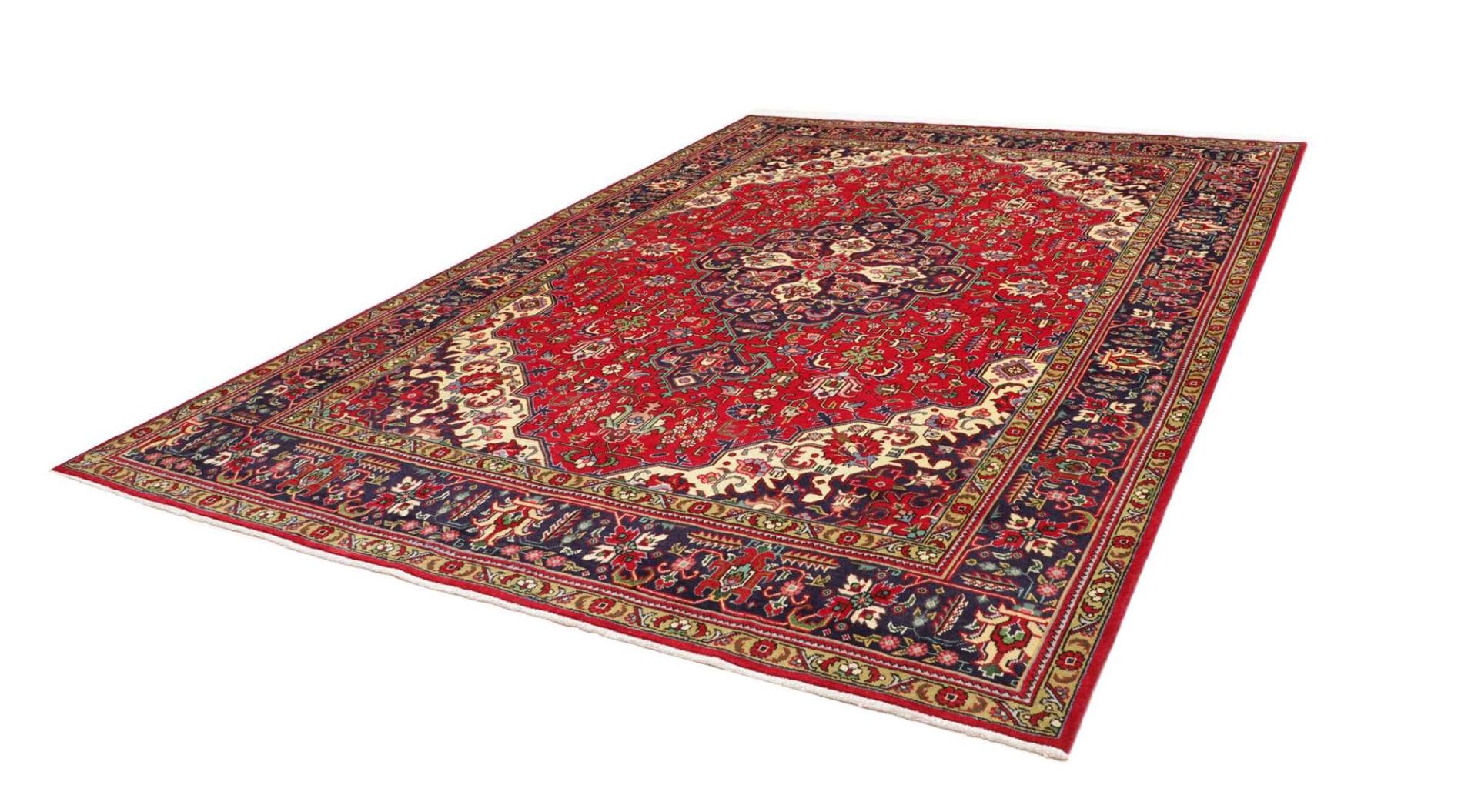 Täbriz Teppich 251 x 342cm, handgeknüpft, Schurwolle, Orientteppich