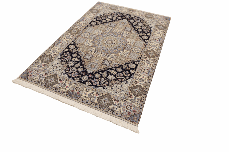 Perserteppich Nain 6La Habibian 186 x 128 cm 80% Wolle 20% Seide handgeknüpft