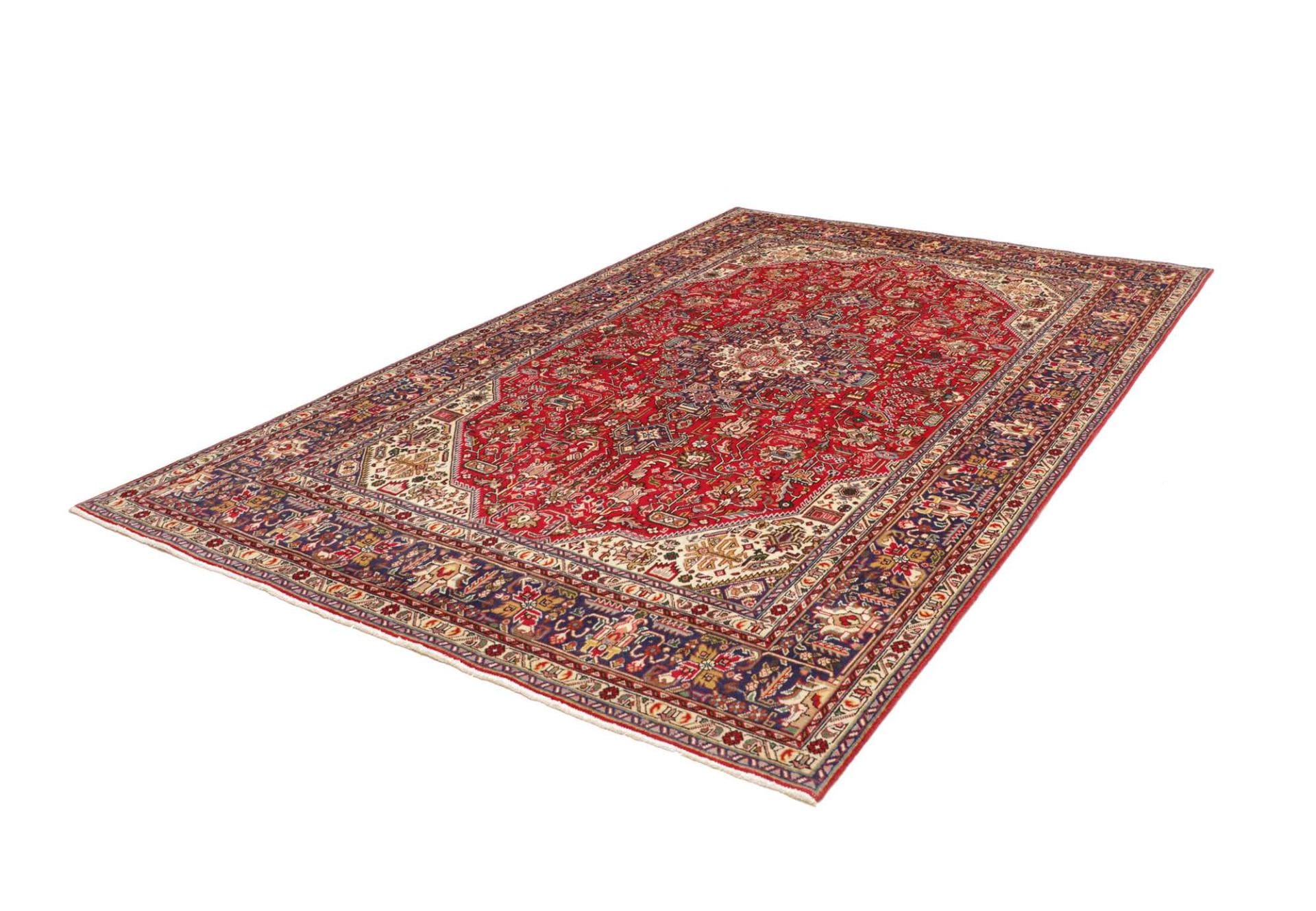 Perserteppich handgeknüpft Täbriz 201 x 308 cm Exquisite Musterung