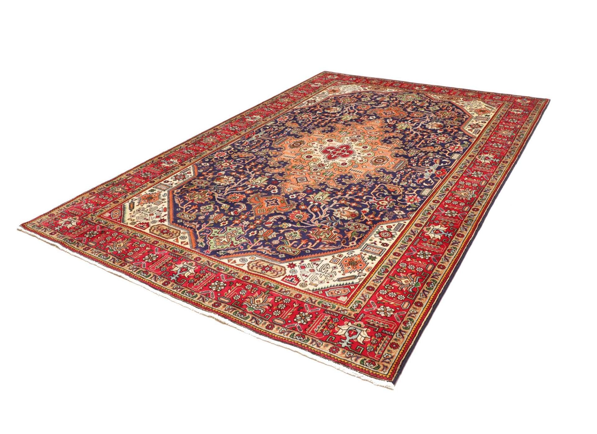 Perserteppich handgeknüpft Täbriz 207 x 299 cm Exquisite Verarbeitung