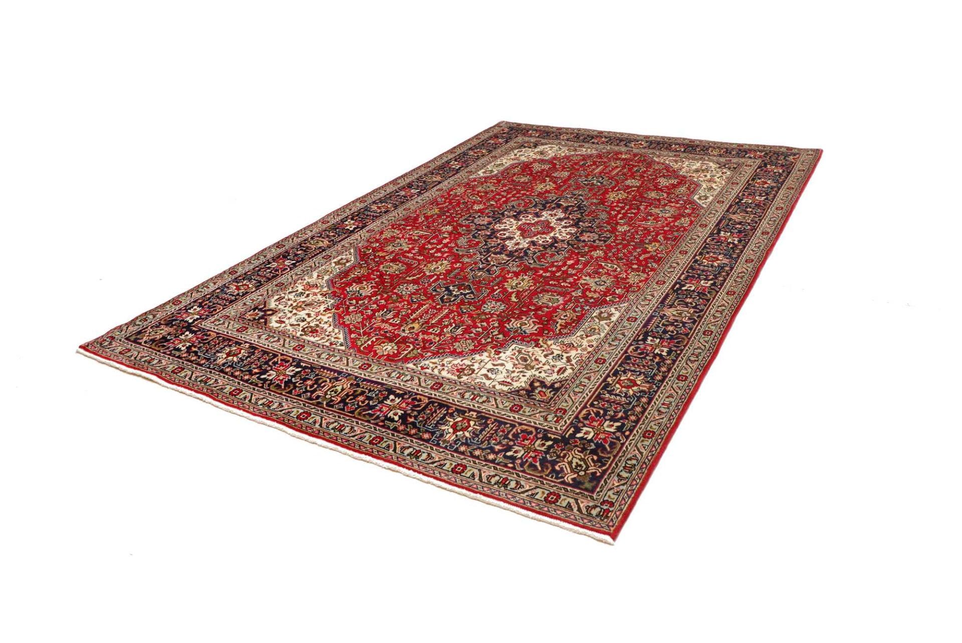 Perserteppich handgeknüpft Täbriz 205 x 301 cm Elegante Musterung