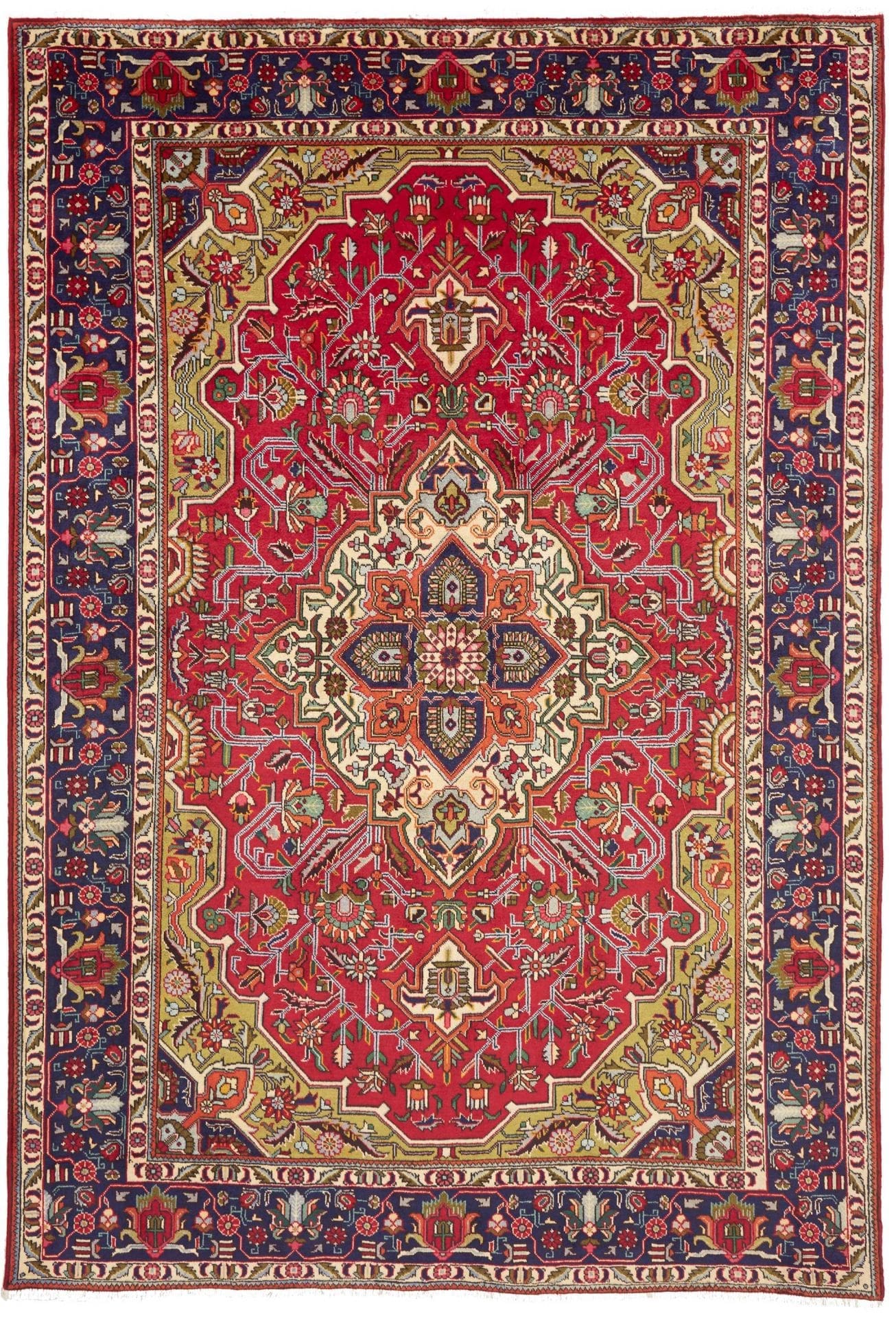 Perserteppich handgeknüpft Täbriz 205 x 303 cm Exquisite Musterung