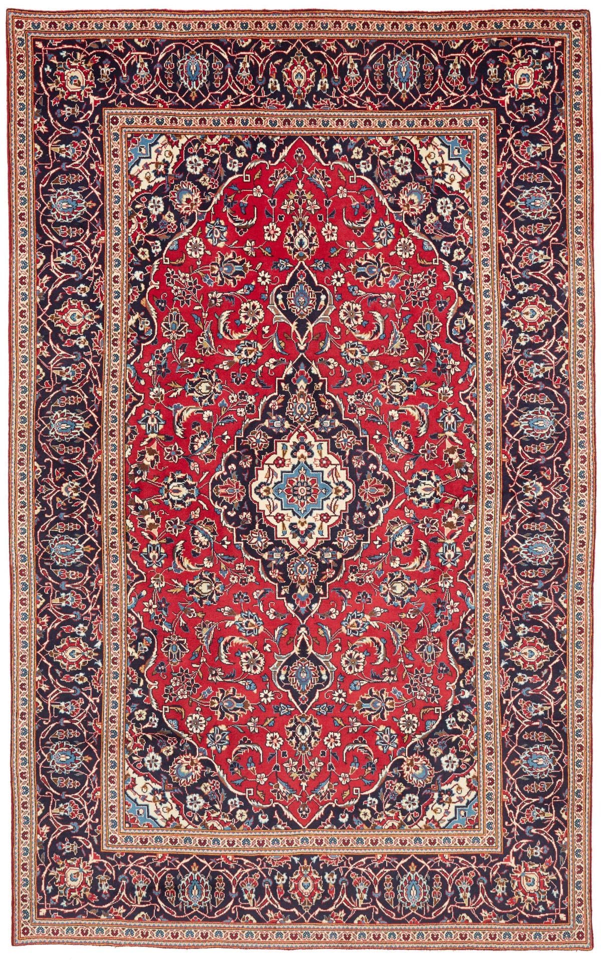 Perserteppich handgeknüpft Kashan 200 x 313 cm Exotische Muster