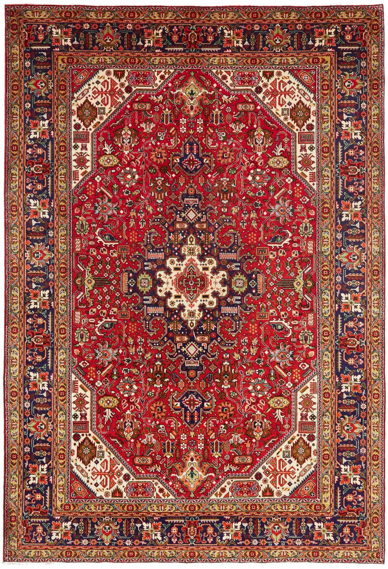 Perserteppich handgeknüpft Täbriz 205 x 296 cm Exquisite Musterung