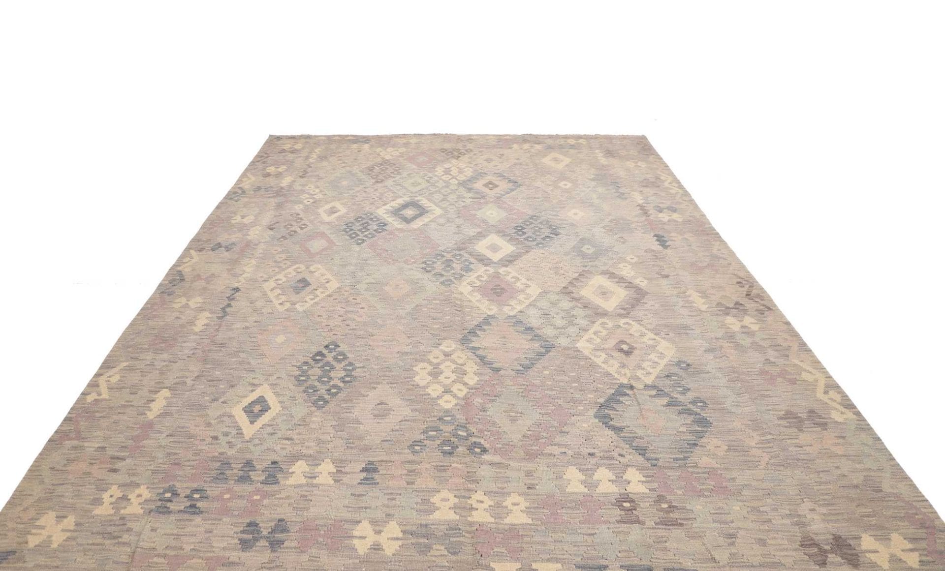 Orientteppich Kelim 257 x 341 cm Schurwolle handgewebt rustikal