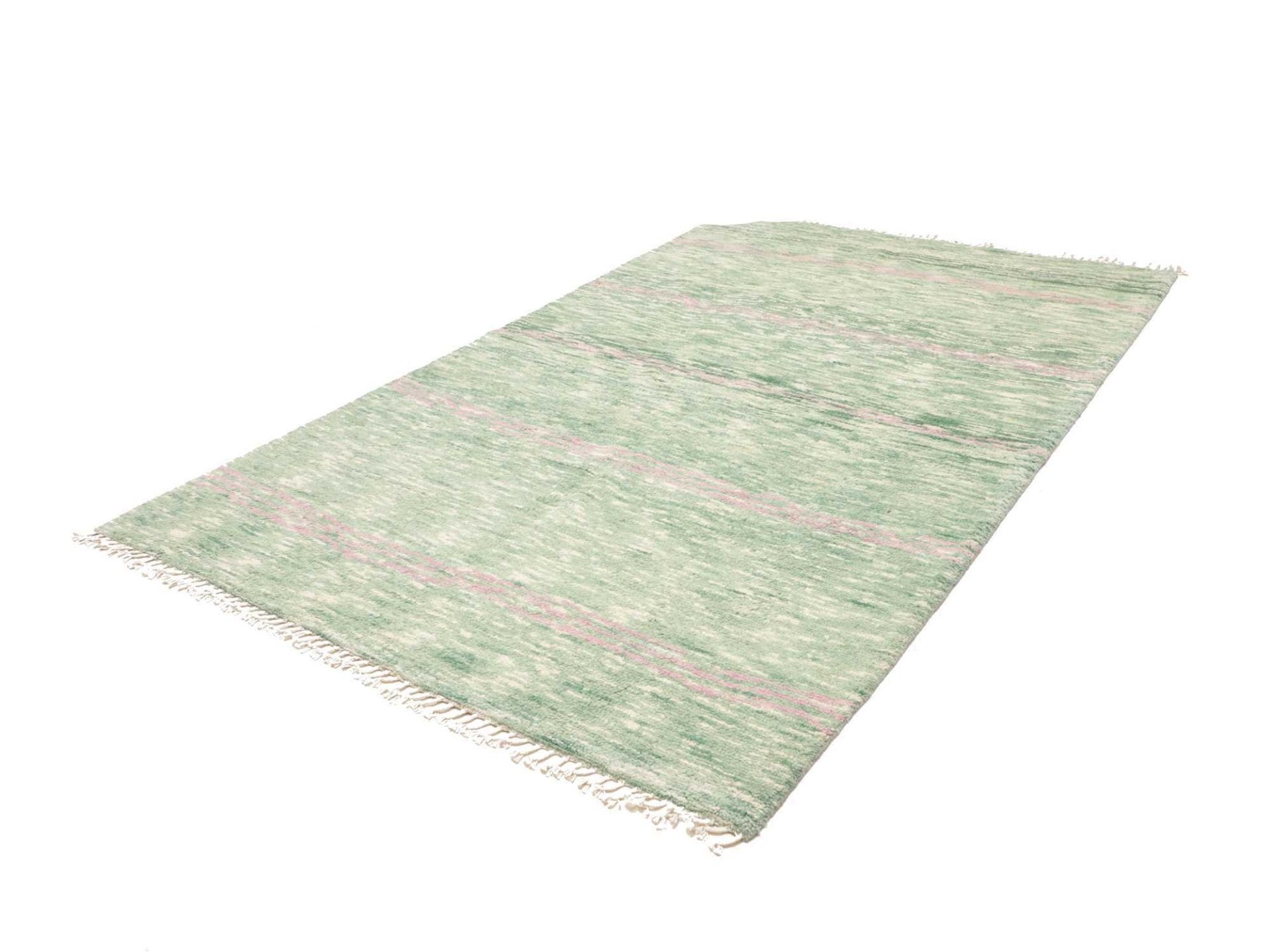 Orientteppich Berber 180 x 287 cm Schurwolle handgeknüpft weich