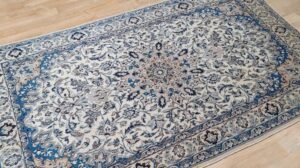 Halbantiker persischer Nain-Teppich 4 x 6 Fuß @bestrugplace