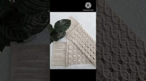 DIY Makramee Teppich Teil 1 / Makramee Tischunterlage / @diymacramee