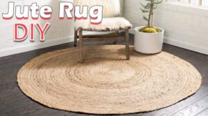 DIY Handgemachter Jute BIG Teppich || Sehr einfach zuhause selbst gemacht || #Jute DIY,Teppich