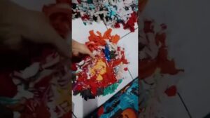Wie man handgefertigte Teppiche macht? Reste, Recycling Medusa Ruiva