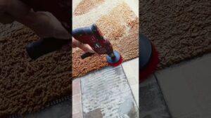 Effektive Teppichreinigung.