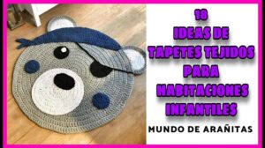 18 Ideen für gehäkelte Teppiche oder Teppiche für Kinderzimmer