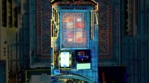 Enthüllung eines 500 Jahre alten persischen Teppichs, aus dem in Tabriz ein Quadrat gemacht wird😦