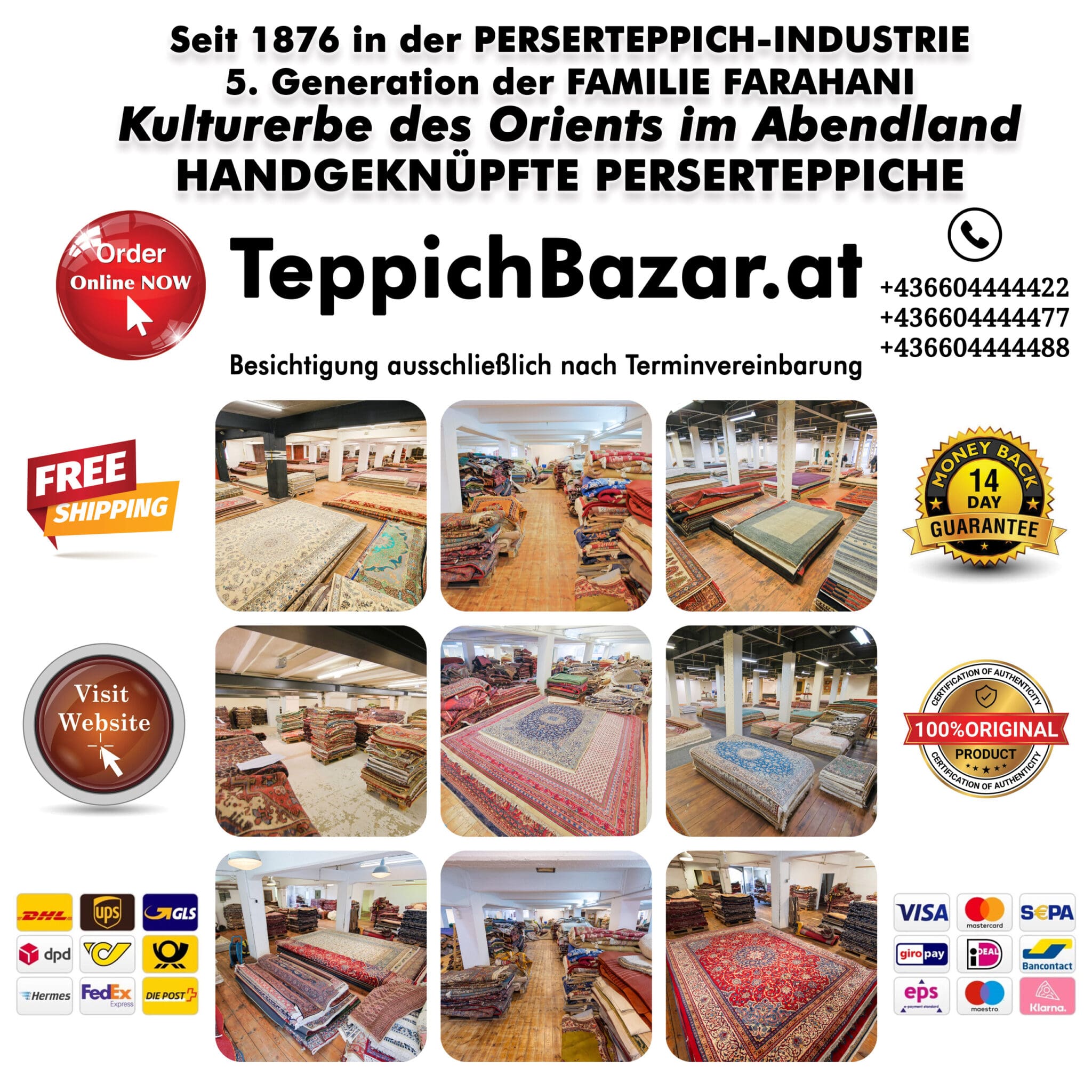 Khal Mohammadi Teppiche – Tradition und Handwerkskunst – Handgeknüpfter Orientteppich Teppichbazar - Persische und Orientteppiche