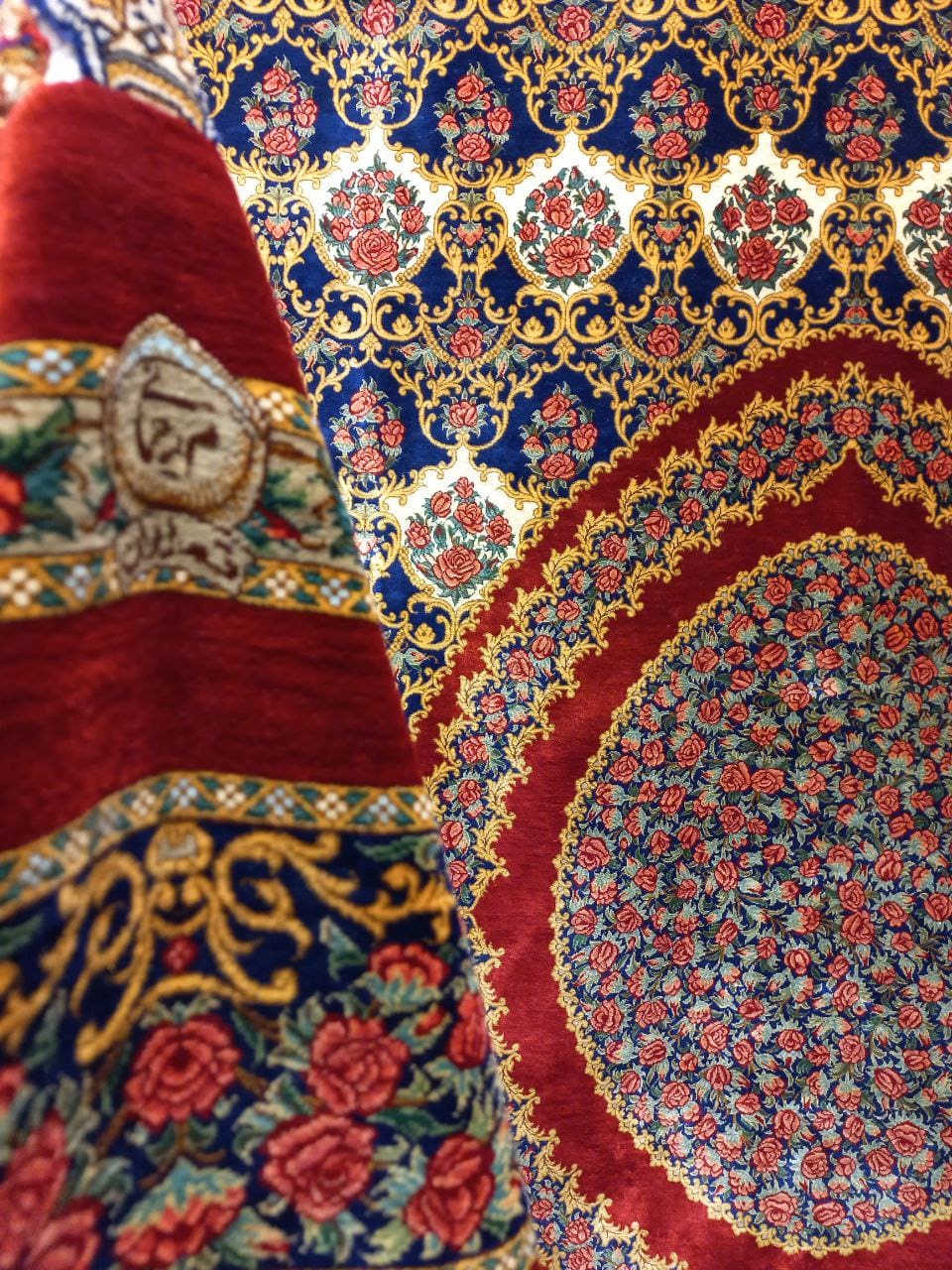 Rahmani Rose Ghom Qom Seidenteppich 6 Pertnerschaft in Europa mit Rahmani Rose Carpet – Der moderne Klassiker der Qom Seidenteppiche