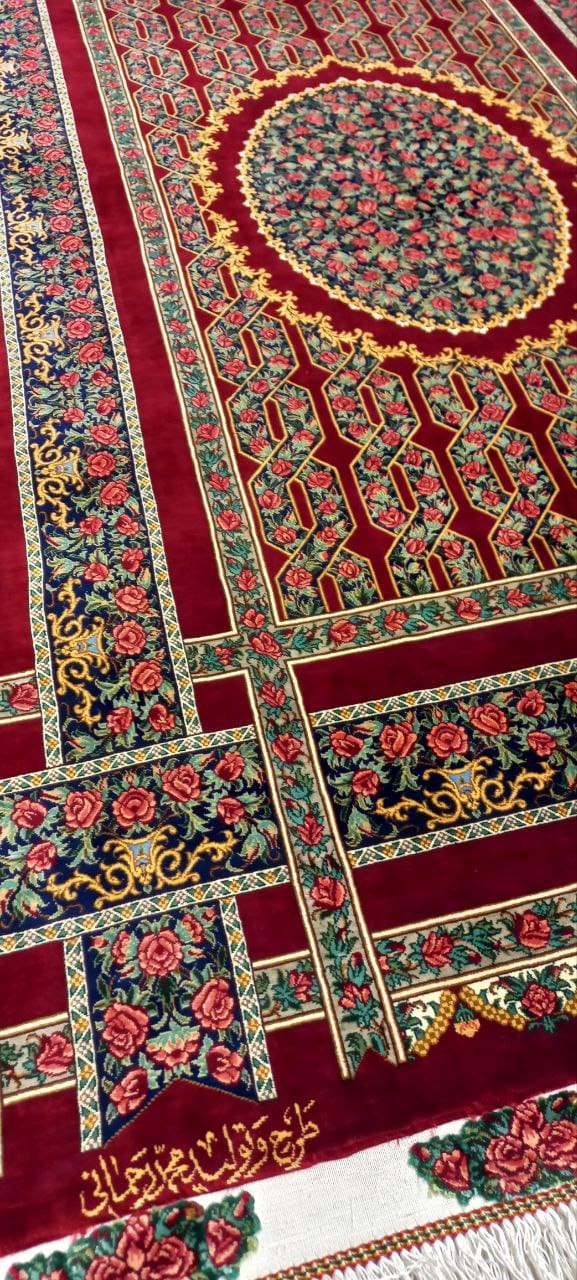 Rahmani Rose Ghom Qom Seidenteppich 15 Pertnerschaft in Europa mit Rahmani Rose Carpet – Der moderne Klassiker der Qom Seidenteppiche