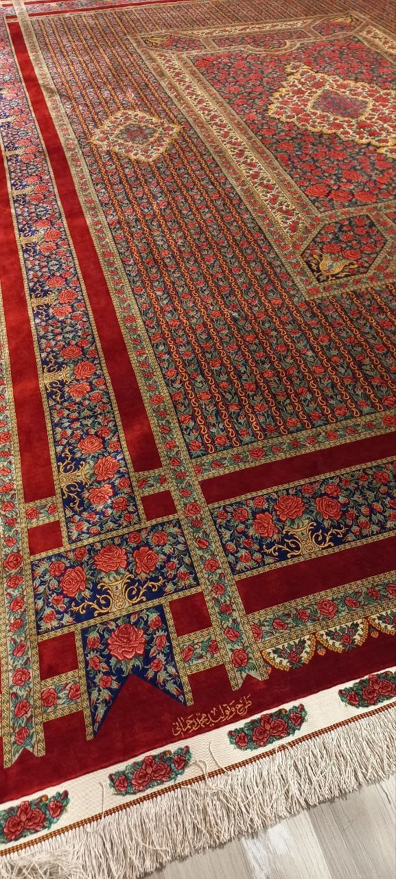 Rahmani Rose Ghom Qom Seidenteppich 29 Pertnerschaft in Europa mit Rahmani Rose Carpet – Der moderne Klassiker der Qom Seidenteppiche