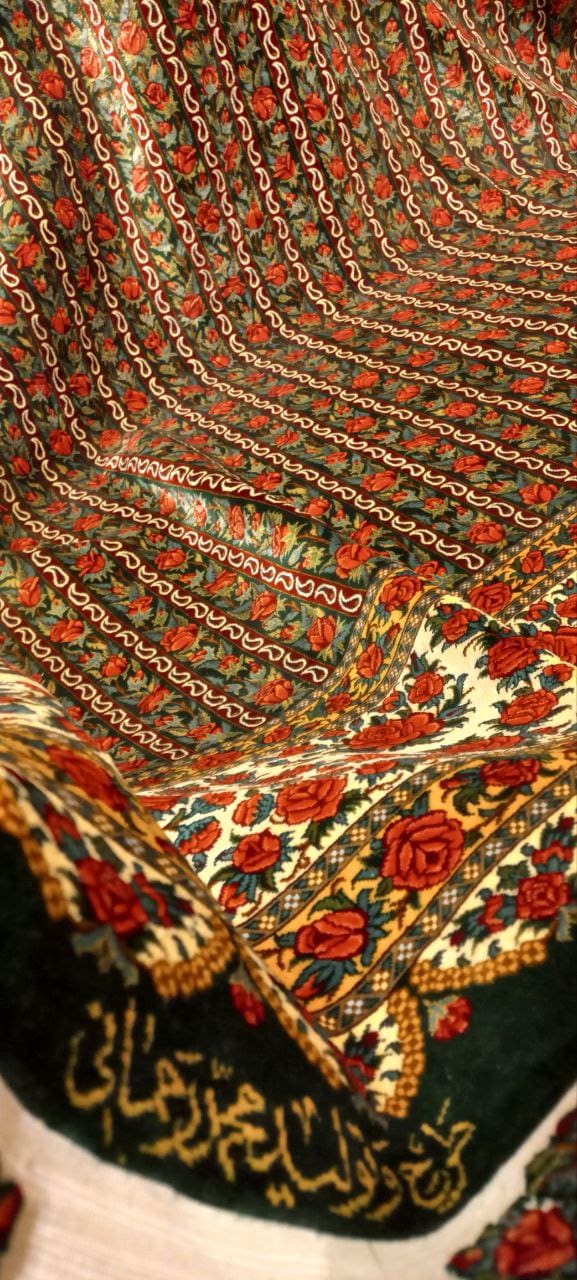 Rahmani Rose Ghom Qom Seidenteppich 44 Pertnerschaft in Europa mit Rahmani Rose Carpet – Der moderne Klassiker der Qom Seidenteppiche
