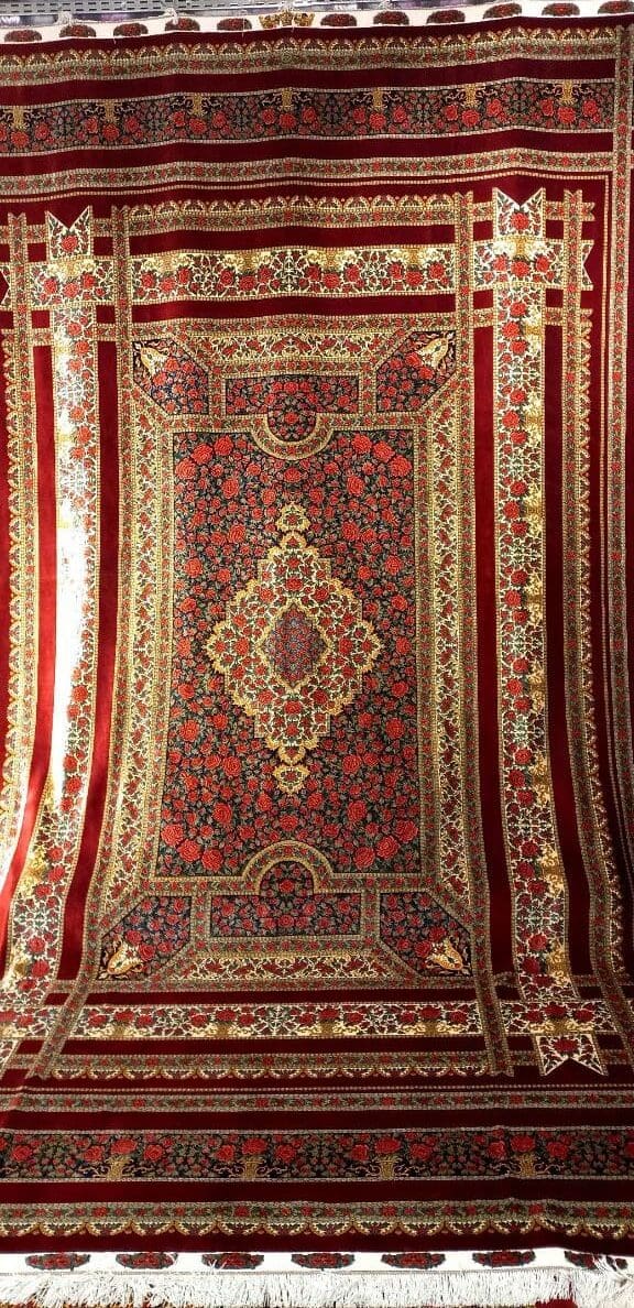400×300 cm ORIGINAL Rahmani „Rose Signature – Icon der Kollektion“ | 12 m² | 70 Raj | 14.376.600 Knoten | Meisterwerk – Seide auf Seide | Extrem hohe Arbeitsstunden über Jahre