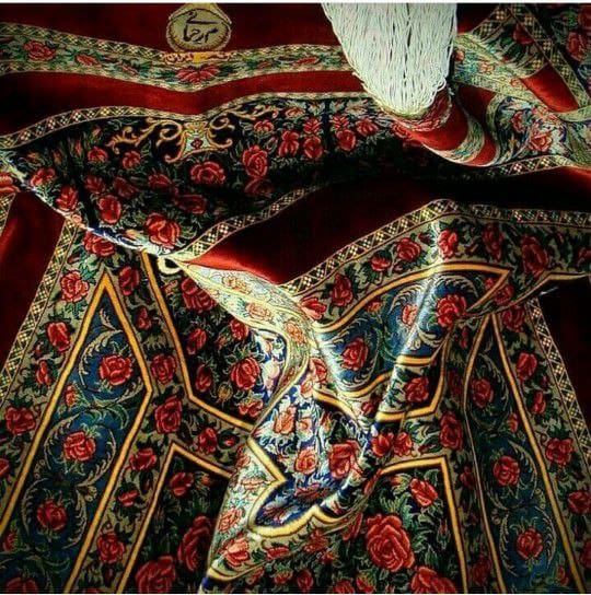 Rahmani Rose Ghom Qom Seidenteppich 66 Qom Siedenteppich Rahmani Rose Carpet
