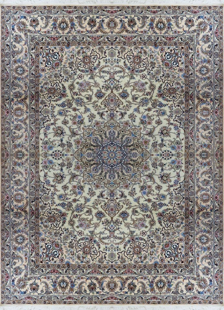 Perserteppich Nain 9La 45Raj 350 x 258 cm Schurwolle & Seide handgeknüpft