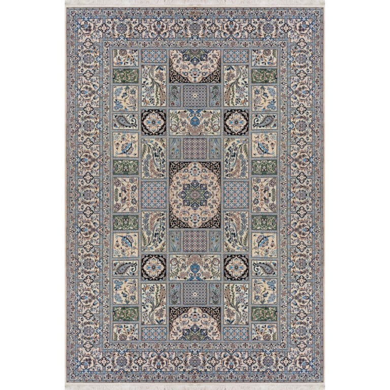 Perserteppich Nain 6La 210 x 320 cm Wolle & Seide handgeknüpft