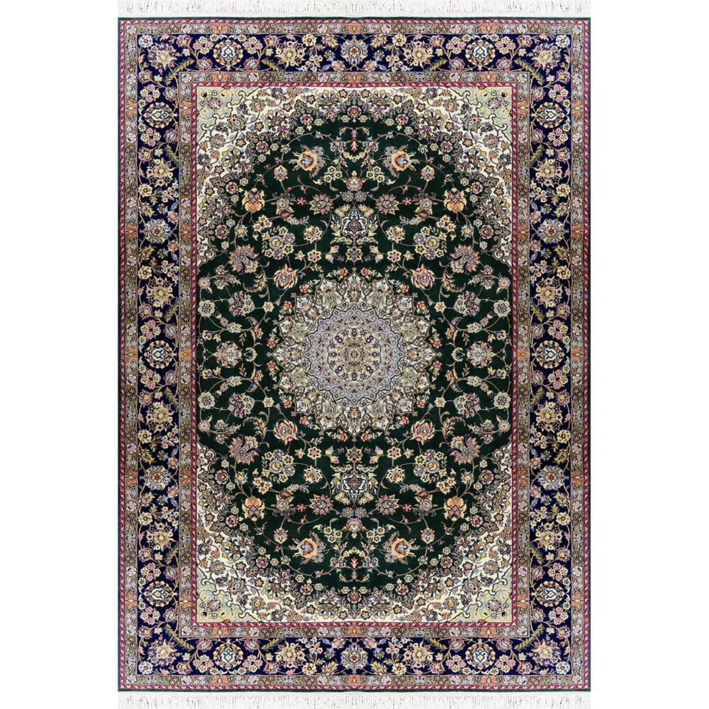 Perserteppich Nain 9La 210 x 320 cm Schurwolle & Seide handgeknüpft H1